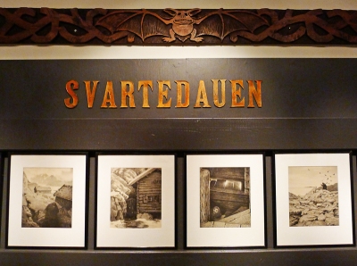 På årets Kittelsen-utstilling på Blaafarveværket er «Svartedauen» en av de mest interessante delene. Foto: Oda Bhar.